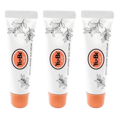 Yu-Be Moisturizing Skin Cream (Trio) - Hydrating Cream for Night &amp; Day | Relieving Moisturizer for Dry Skin | Safe for Face &amp; Body | Softens Hands &amp; Feet | Vegan | Paraben Free (1 fl oz/28mL x 3)