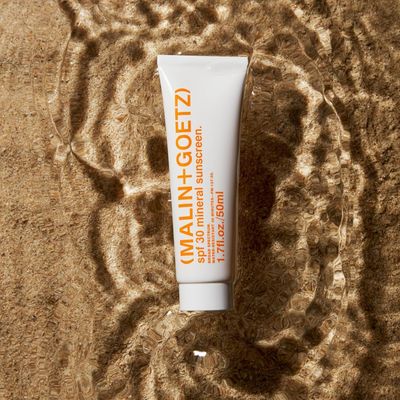 Malin + Goetz SPF 30 Mineral Sunscreen, 1.7 fl. oz. - Hydrating Mineral Sunscreen for Anti-Aging, Sunscreen Moisturizer, Sunscreen for Face &amp; Body, Lightweight Lotion with SPF