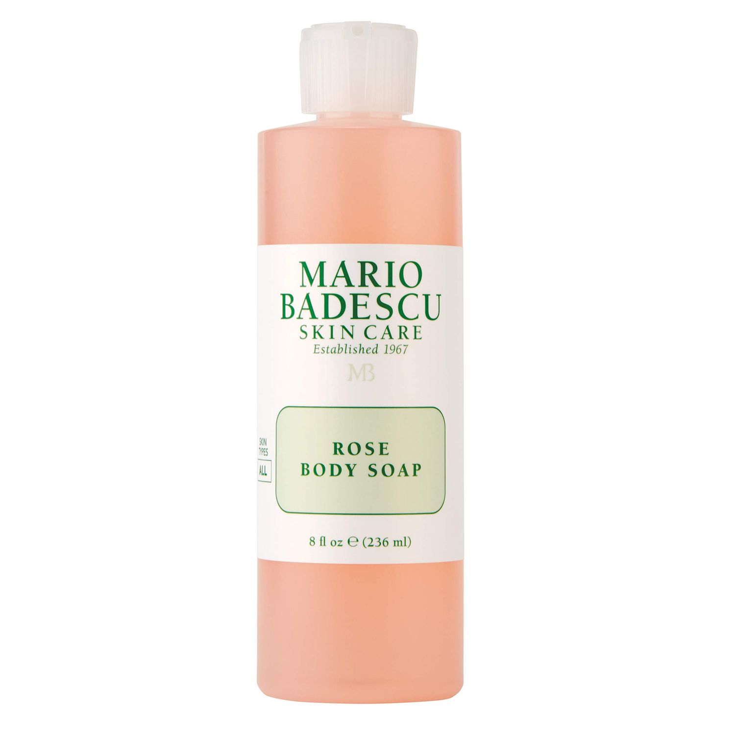 Mario Badescu Rose Body Soap | For a Pampered, Refreshed, and Hydrated Skin | Scented with the Sweetest Hint of Floral | Shower Gel for Daily Use | 8 fl. oz.