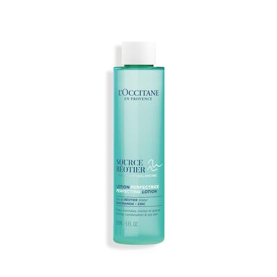 L&#39;OCCITANE Source Reotier Perfecting Lotion: Balance &amp; Tone Skin with Hyaluronic Acid, Remove Excess Sebum, 5 Fl. Oz