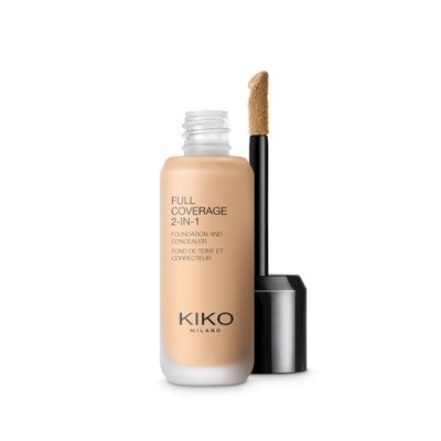 KIKO Milano Full Coverage 2-In-1 Foundation &amp; Concealer 30 Wb55, 2 In 1 Foundation And Concealer, Superior Coverage