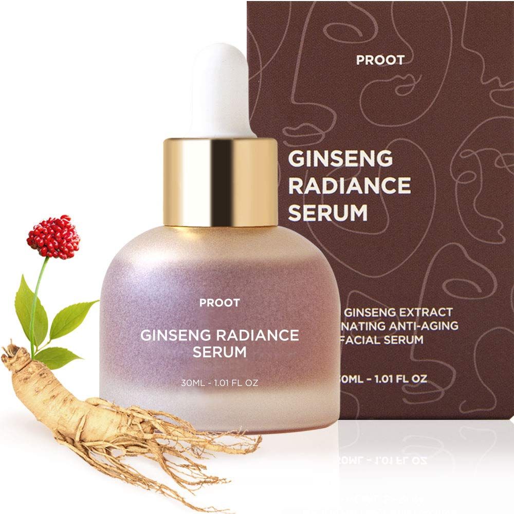 PROOT Ginseng Serum | Ginseng Serum with 52.5% Korean Ginseng Extract | Korean Ginseng Serum Formulated with Ginseng Extract, Hyaluronic Acid &amp; WGF Complex-3 | Korean Ginseng Skin Care Technology