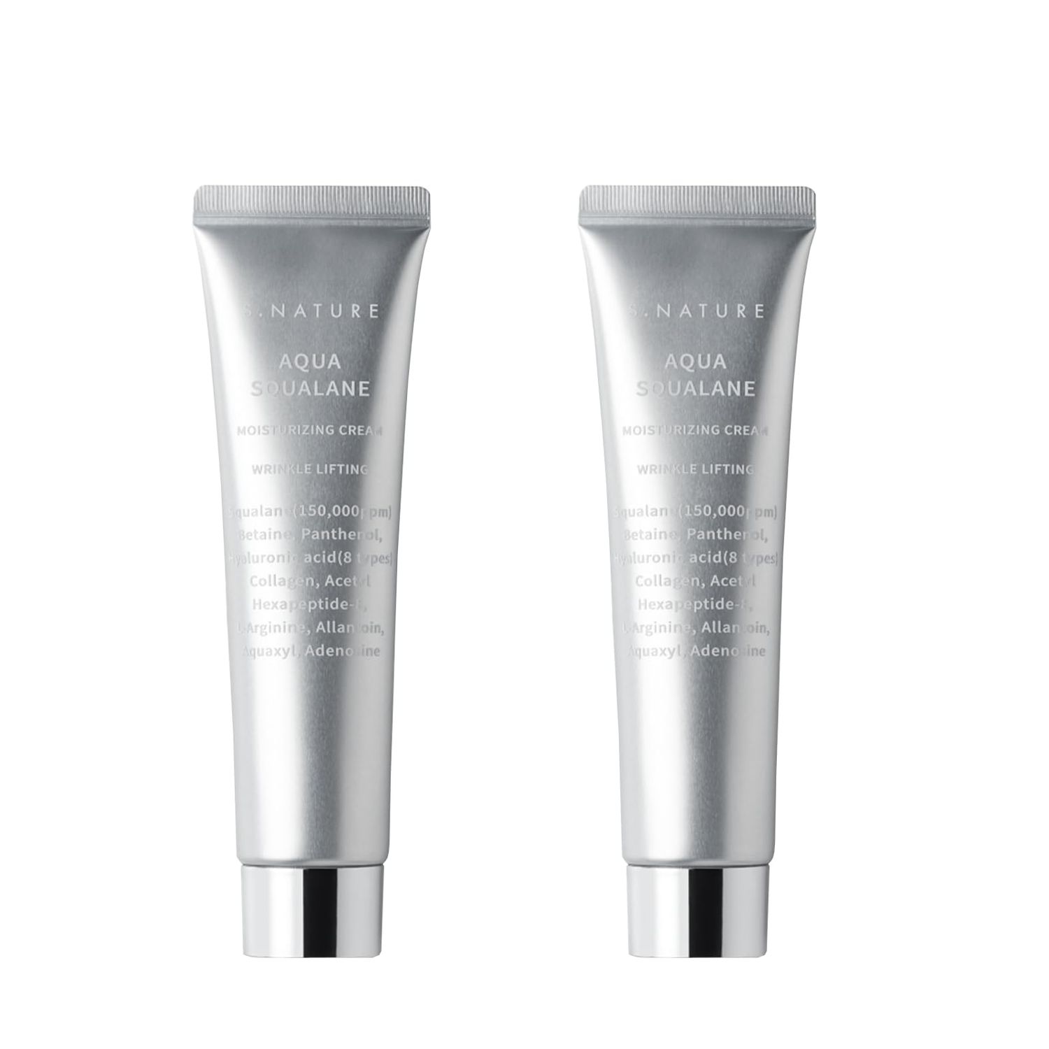 PRIMING WATER Deep Hydration Skin Care Cream, For S Nature Aqua Squalane Moisturizing Cream 60ml+60ml (4.05oz)