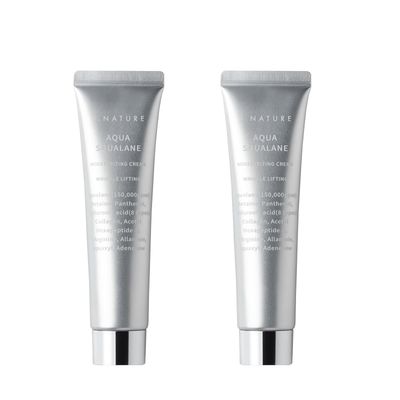 PRIMING WATER Deep Hydration Skin Care Cream, For S Nature Aqua Squalane Moisturizing Cream 60ml+60ml (4.05oz)