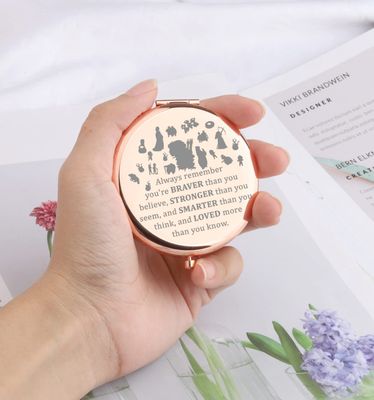 WSNANG Princess Merida Gift Travel Compact Pocket Makeup Mirror Cartoon Movie Merchandise Merida Fans Gift (Always Me Mirror-RG)