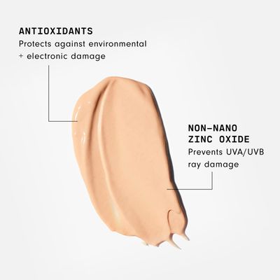 Versed Guards Up Daily Face Sunscreen - Zinc Oxide Mineral Sunscreen Sunscreen for All Skin Types - Lightweight, Skin-Like Non-Nano Sunscreen - Vegan + Pregnancy Safe (2.5 oz)