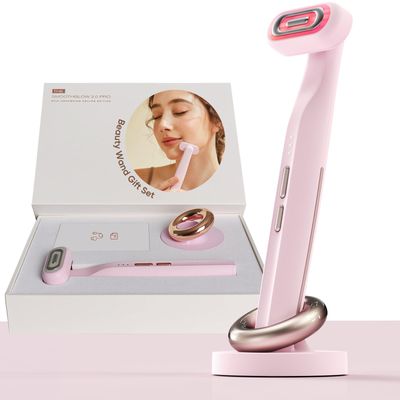 SMOOTHGLOW 2.0 PRO Awakening-4D 9-in-1 Red Light Therapy for Face, Home Radiant Renewal Facial Wand, LED Light Therapy Wand for Face Lift, Firm, Anti-Aging Wrinkle, Rejuvenation, Gift Set for Women