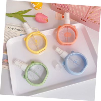 MERRYHAPY 4pcs mini containers Silicone Case mini perfumes perfume bottle pack face care skin care Cartoon make up travel size Water bottle hair liquid cute