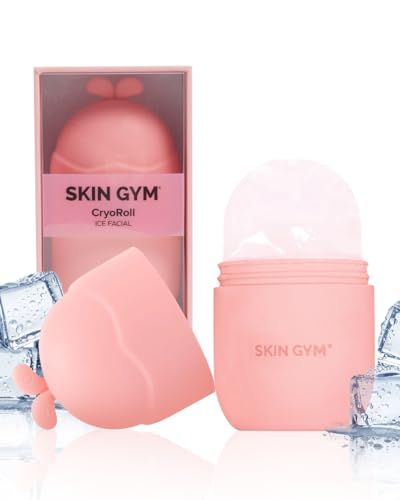 Skin Gym Ice Roller for Face, Depuffing &amp; Cooling Tool, Minimizes Pores &amp; Soothes Skin, Cold Therapy for Glowing Complexion