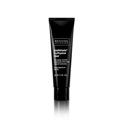 Revision Skincare Intellishade TruPhysical Clear, Anti Aging Daily Moisturizer with SPF 50, Untinted and Oil Free, with Peptides and Antioxidants 1.7 oz