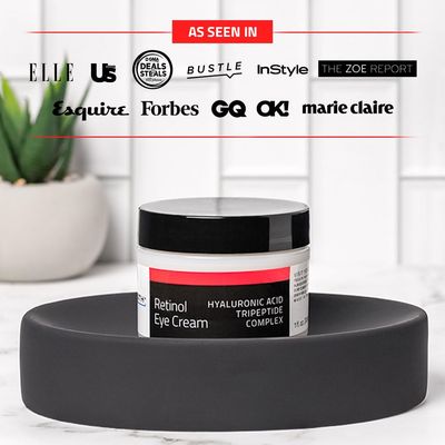 YEOUTH Retinol Eye Cream with Hyaluronic Acid - Hydrating Under Eye Cream with Retinol for Eyes for a Refreshed Appearance - Retinol Cream for Face & Eye Care 1oz - Paraben Free Eye Cream