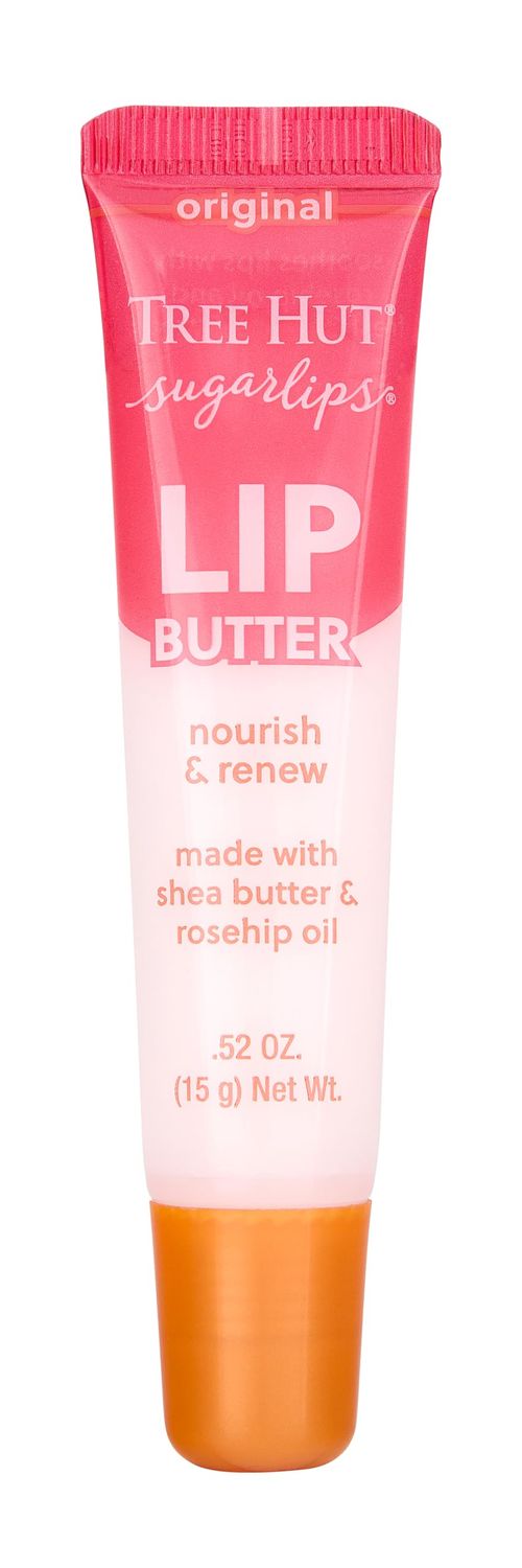 Tree Hut Sugarlips Original Lip Butter | Lock in Moisture &amp; Nourish Skin for Full, Hydrated Lips | Holiday Stocking Stuffer | 0.52 fl oz.