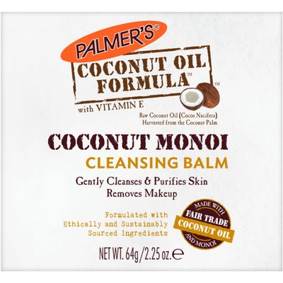 Palmer&#39;s Coconut Oil Formula, Coconut Monoi Facial Cleansing Balm and Makeup Remover, 2.25 Ounces