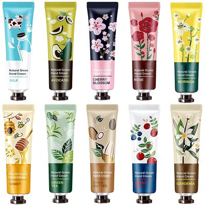 MZANK 10 Pack Hand Cream for Women and Girls,Hand Cream for Dry Cracked Hands Deeply Moisturizing Hand Lotion with Shea Butter Vitamin E for Work Mini Travel Size Moisturizer Gift Set for Women