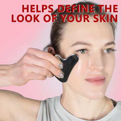 Yoyair Gua Sha Facial Tools & Rosehip Oil 2 in 1, Stainless Steel Gua Sha Tool, Premium Gua Sha Set with Oil for Facial Skin Care Body Eyes Neck Massage