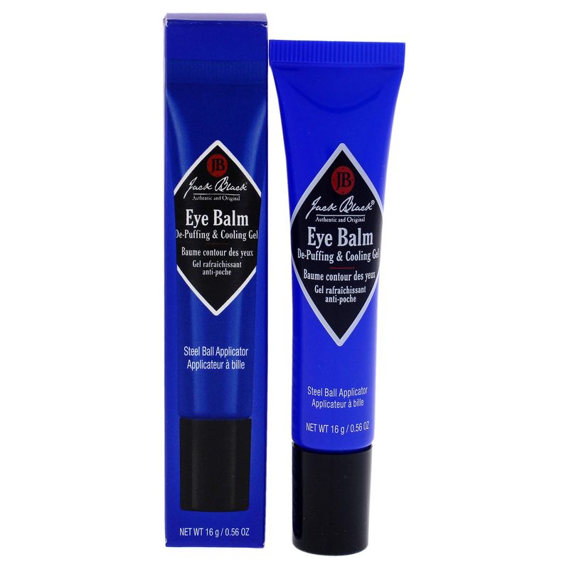 Jack Black Eye Balm De-Puffing &amp; Cooling Gel, 0.56 Ounce