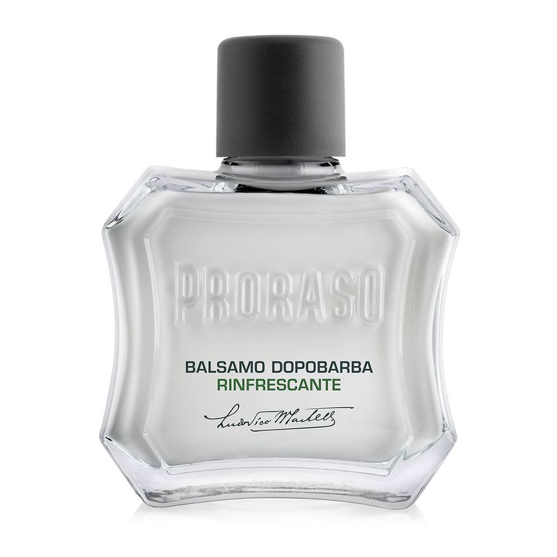Proraso After Shave Balm for Men, Refreshing and Toning Moisturizer with Menthol and Eucalyptus Oil, 3.4 Fl Oz