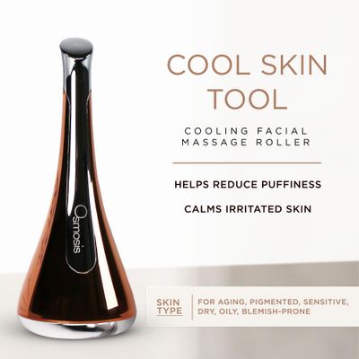 Osmosis Cool Skin Tool, Cooling Facial Massage Roller for Face Neck &amp; Eyes, Helps Ease Inflammation, Irritation and Puffiness