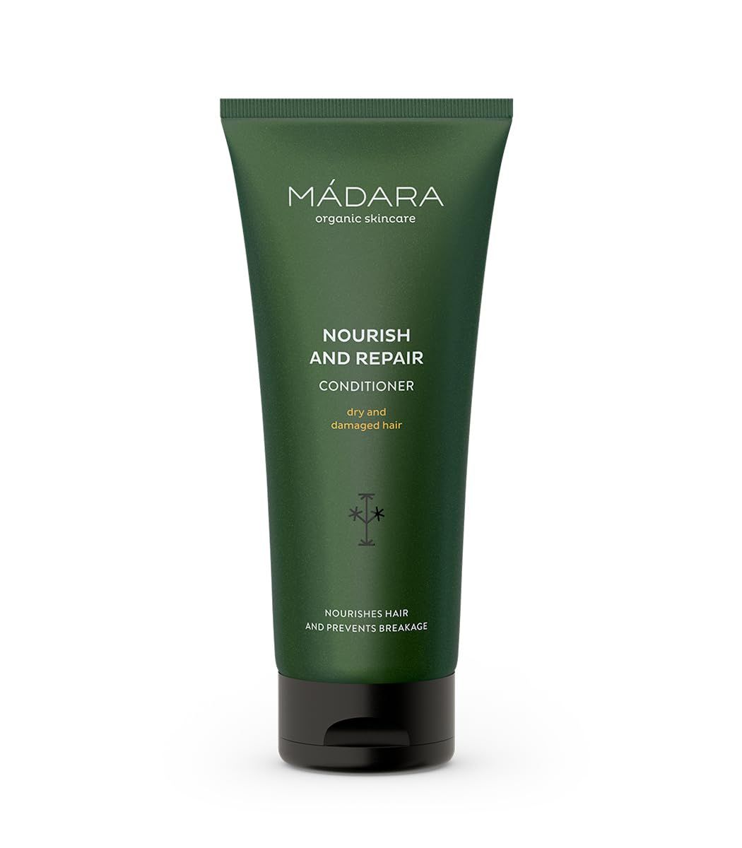MDARA Organic Skin Care Nourish and Repair Conditioner - 200 ml | Enriched with Quince and Nettle Extracts | For Dry, Brittle, and Dull Hair | Cruelty-Free and Vegan