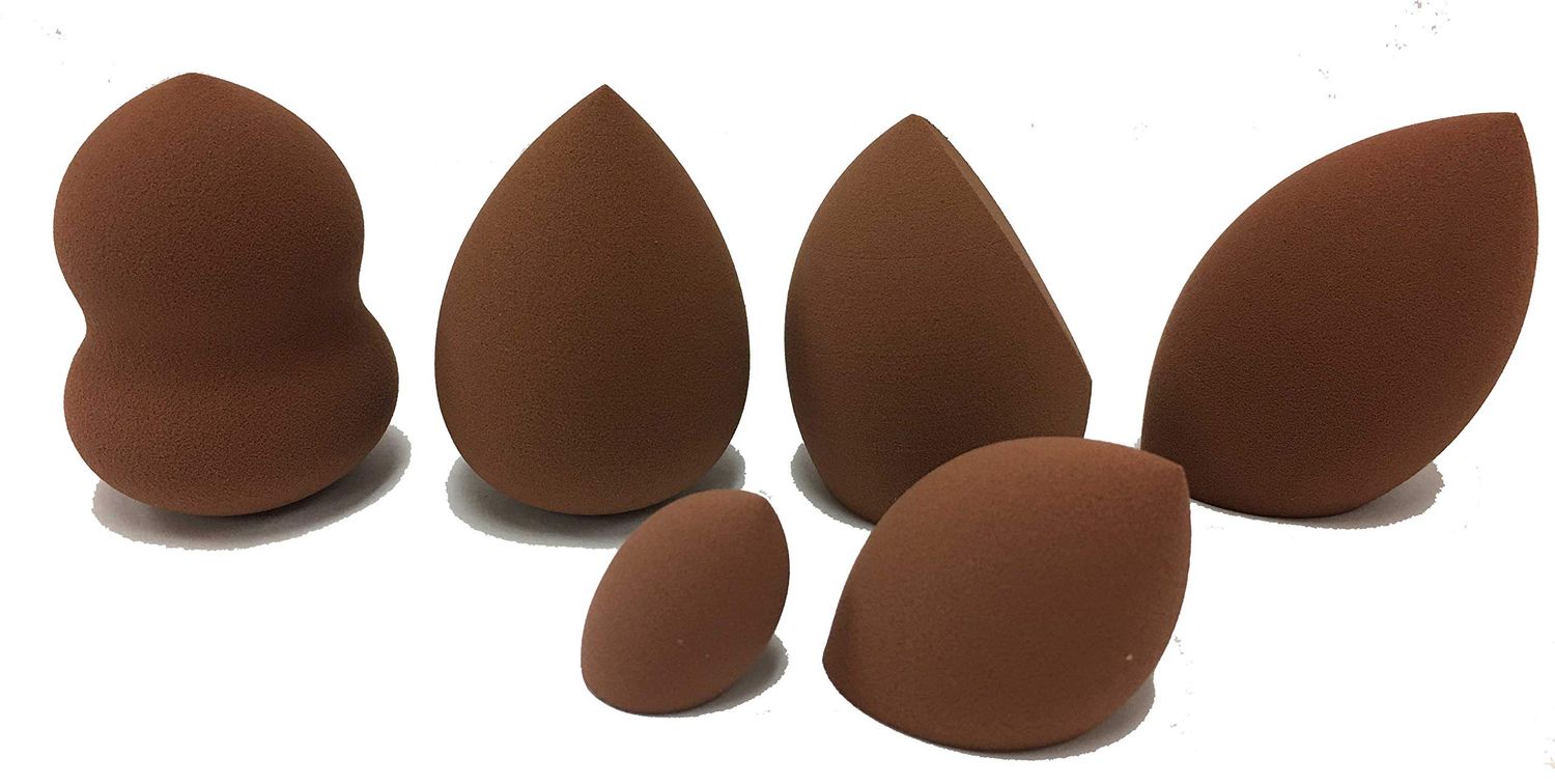 uFancii Beauty - Pro Makeup Foundation Blending Sponges - 6Pcs Set