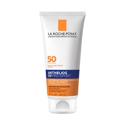 La Roche Posay Anthelios UV Pro-Sport Sunscreen SPF 50, Daily Sunscreen for Face with Vitamin B5 and Vitamin E, Broad Spectrum Invisible SPF Protection, Water Resistant, Non Greasy