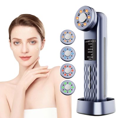 MASIKE Multifunctional Facial Device, Portable Electric Face Massager 7 in 1 Red Light Therapy for Facial Massager Tool for Skin Care at Home