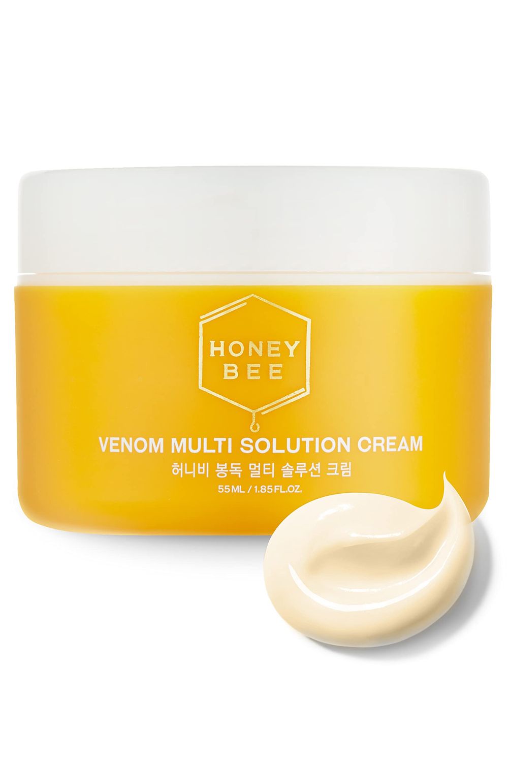 TRUE ISLAND Honey Bee Venom Multi-Solution Cream - All-In-One Daily Face Moisturizer for Sensitive Skin - Hydrating Face Cream w/Bee Venom - Korean Moisturizer Face Cream (1.85 fl oz)