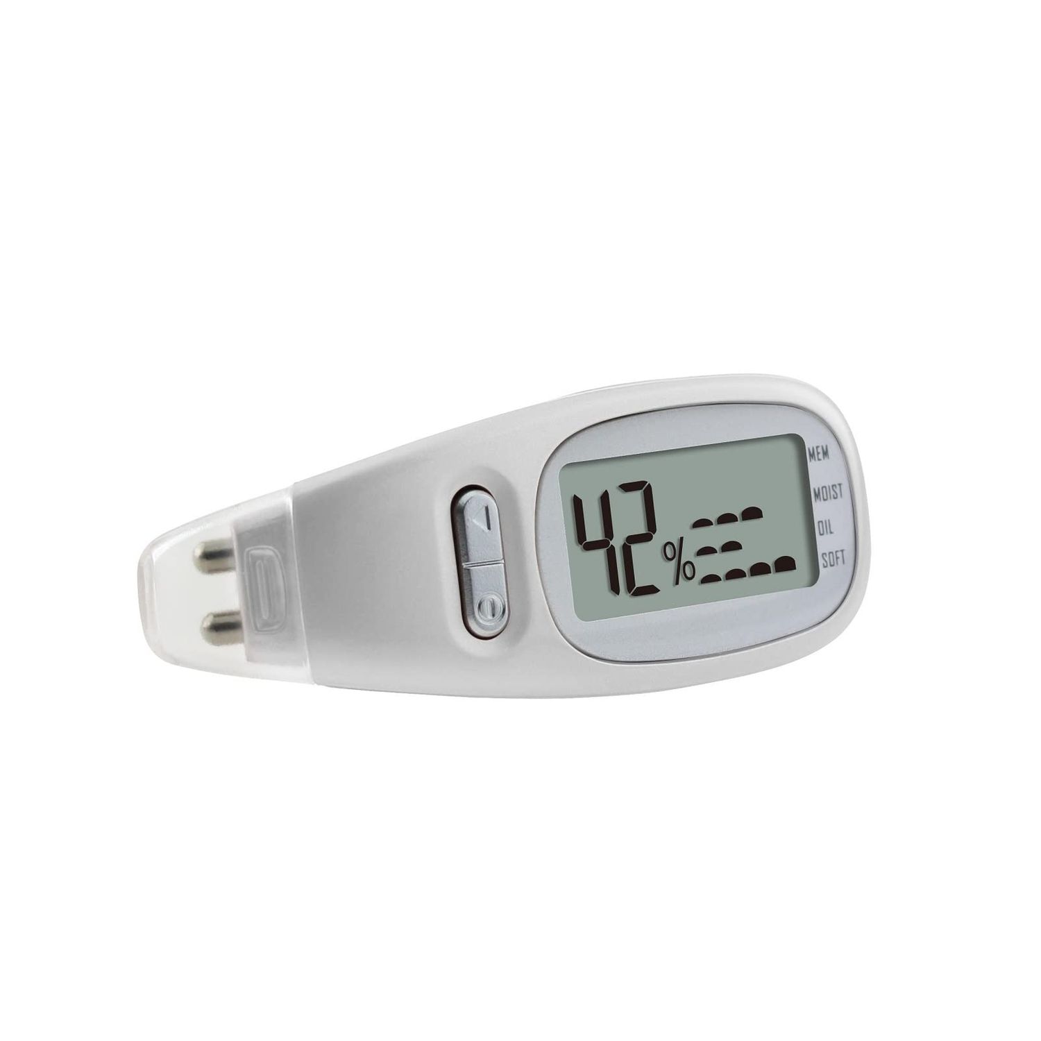Portable digital facial moisture tester skin analyzer facial hydration corneometer skin hydration meter water oil tester for face skin care with backlight LCD display gifts for girls and women