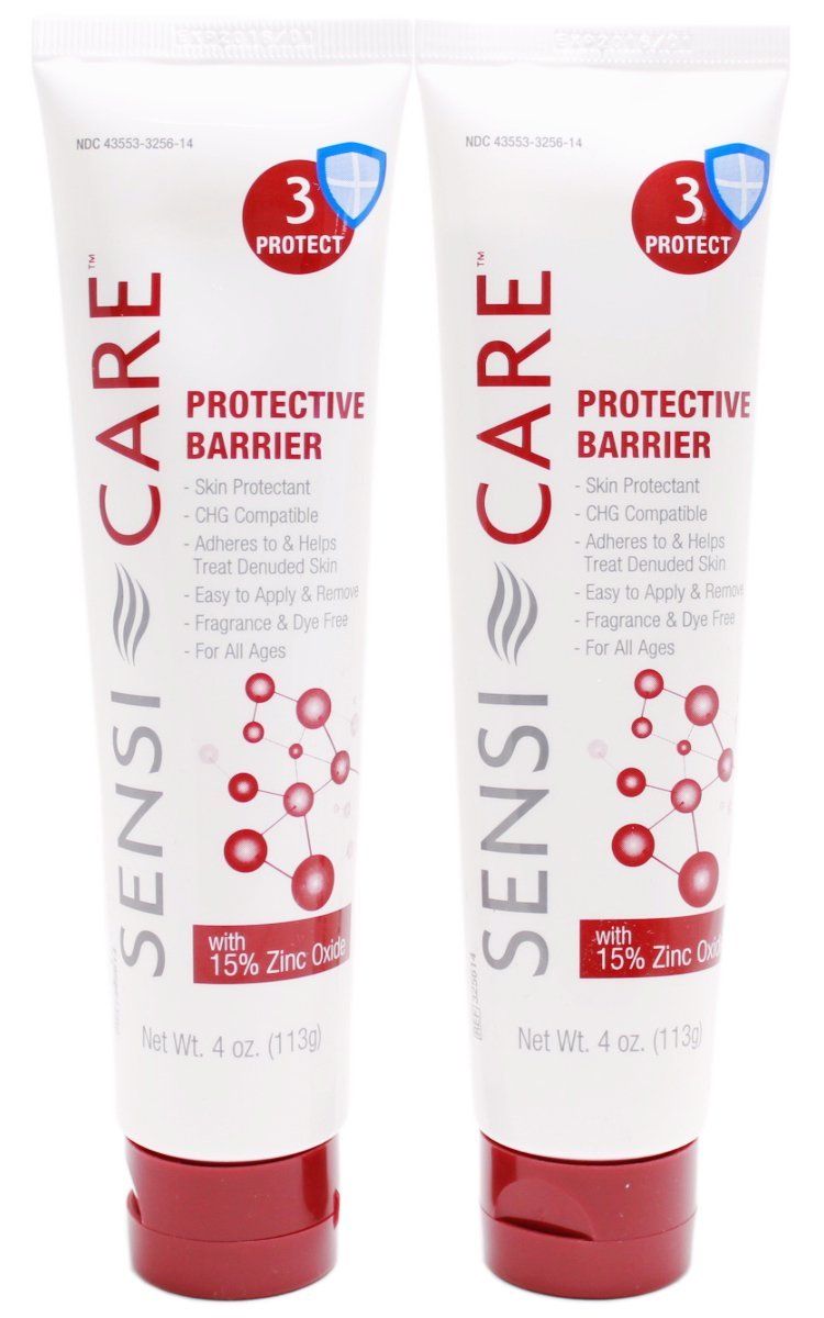 Medline Remedy Specialized Protect Zinc Oxide Paste Skin Protectant 4 oz Tube (Pack of 2 Tubes)