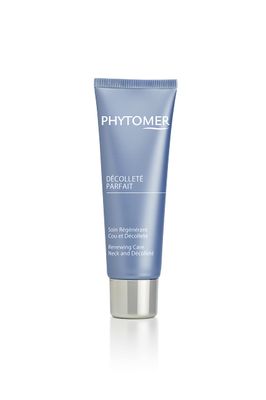 Phytomer Dcollet Parfait Neck Firming Cream | Anti-Aging Skin Tightening Gel-Cream for Neck &amp; Chest| Helps Reduce Signs of Aging | Reduces Dark Spots &amp; Wrinkles | 50 ml