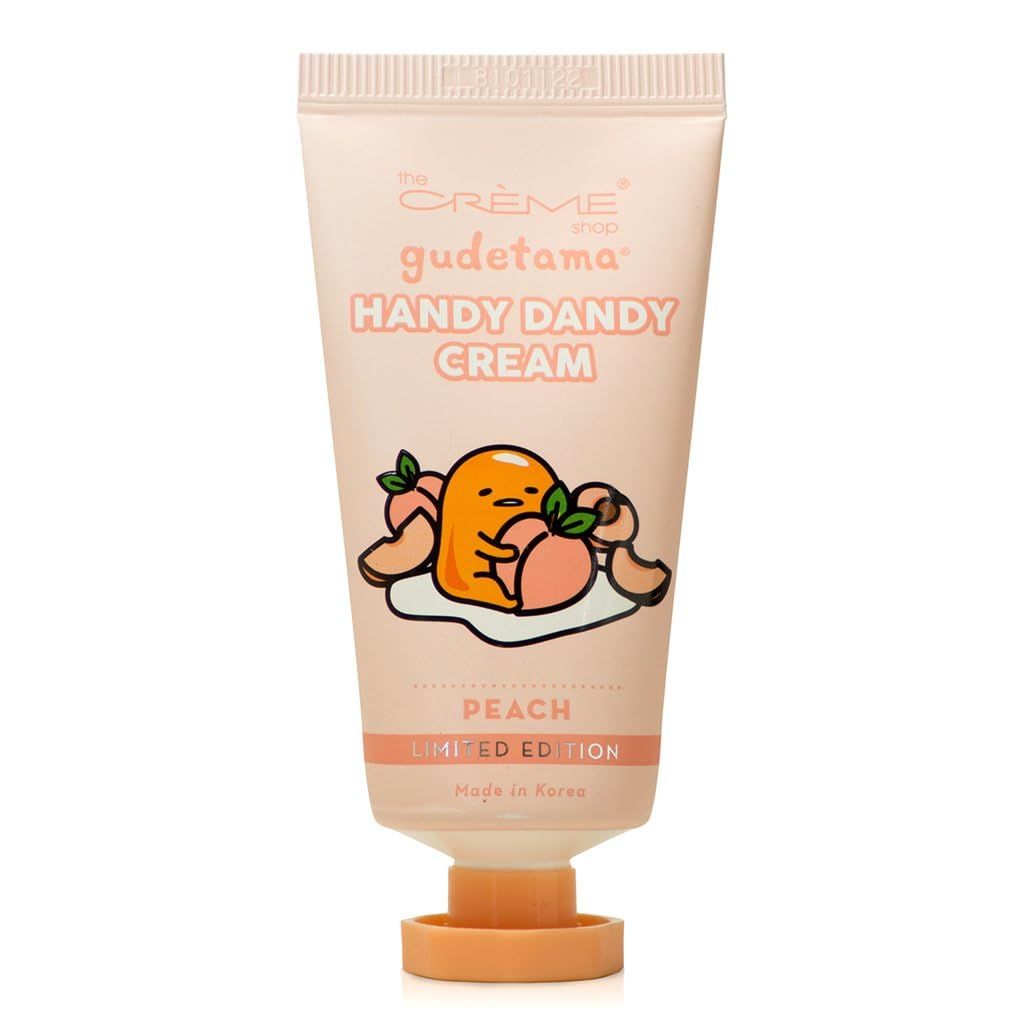 The Crme Shop Korean Cute Scented Pocket Portable Soothing Advanced Must-Have on-the-go x Sanrio Hello Kitty Handy Dandy Cream (Peach)