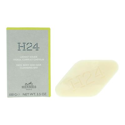 HERMES H24 Face and Body Solid Cleanser 3.4 Ounce