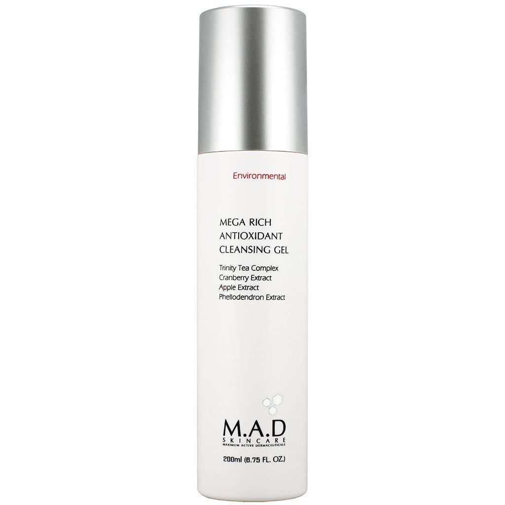 M.A.D Skincare Environmental Mega Rich Antioxidant Facial Cleansing Gel 6.75 oz.