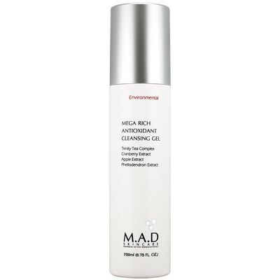 M.A.D Skincare Environmental Mega Rich Antioxidant Facial Cleansing Gel 6.75 oz.
