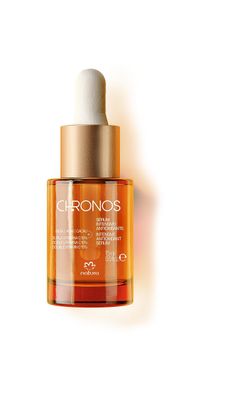 natura - Chronos Intensive Anti-Oxidant Serum - Brightening 15% Vitamin C Serum - Protects from Oxidation with Inga, Aa &amp; Cacau - Stimulates Collagen Vegan &amp; Cruelty-Free Skincare - 15ml