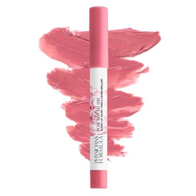 Physicians Formula Ros Kiss All Day Glossy Lipstick Lip Color Makeup, Pink Blind Date | Dermatologist Tested, Clinicially Tested