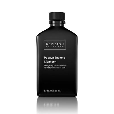Revision Skincare Papaya Enzyme Cleanser, Energizing Facial Cleanser with Salicylic Acid, Soothing and Exfoliating, 6.7 fl oz