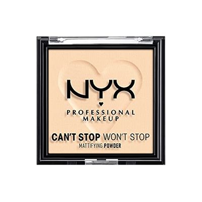NYX PROFESSIONAL MAKEUP Can&#39;t Stop Won&#39;t Stop Mattifying Pressed Powder - Fair