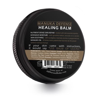 Tea Tree Balm - Foot Cream with Tea Tree and Manuka Oil, Intensive Moisture for Itchy Feet, Softens Skin Irritations, Balm for Eczema, Rashes, Dry Skin By Balm of Gilead (2 fl oz)