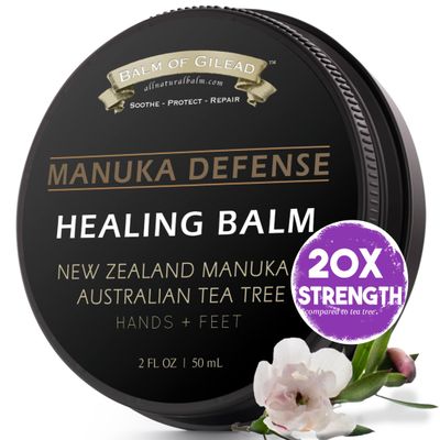 Tea Tree Balm - Foot Cream with Tea Tree and Manuka Oil, Intensive Moisture for Itchy Feet, Softens Skin Irritations, Balm for Eczema, Rashes, Dry Skin By Balm of Gilead (2 fl oz)