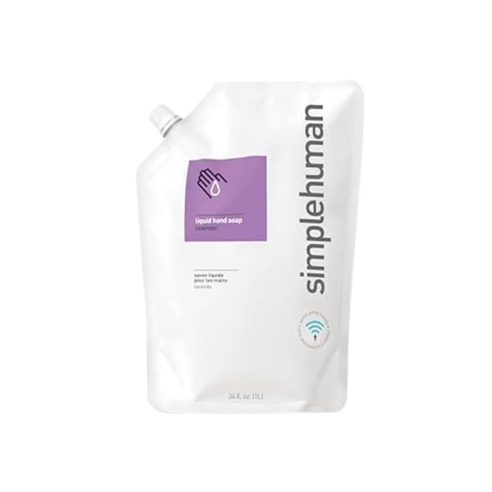 simplehuman Lavender Moisturizing Liquid Hand Soap Refill Pouch, 34 Fl. Oz.