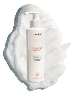 SONAGE Hydrating Cleanser | Daily Noncomedogenic Gentle Facial Cream Cleanser | Hydrating Face Wash For All Skin Types