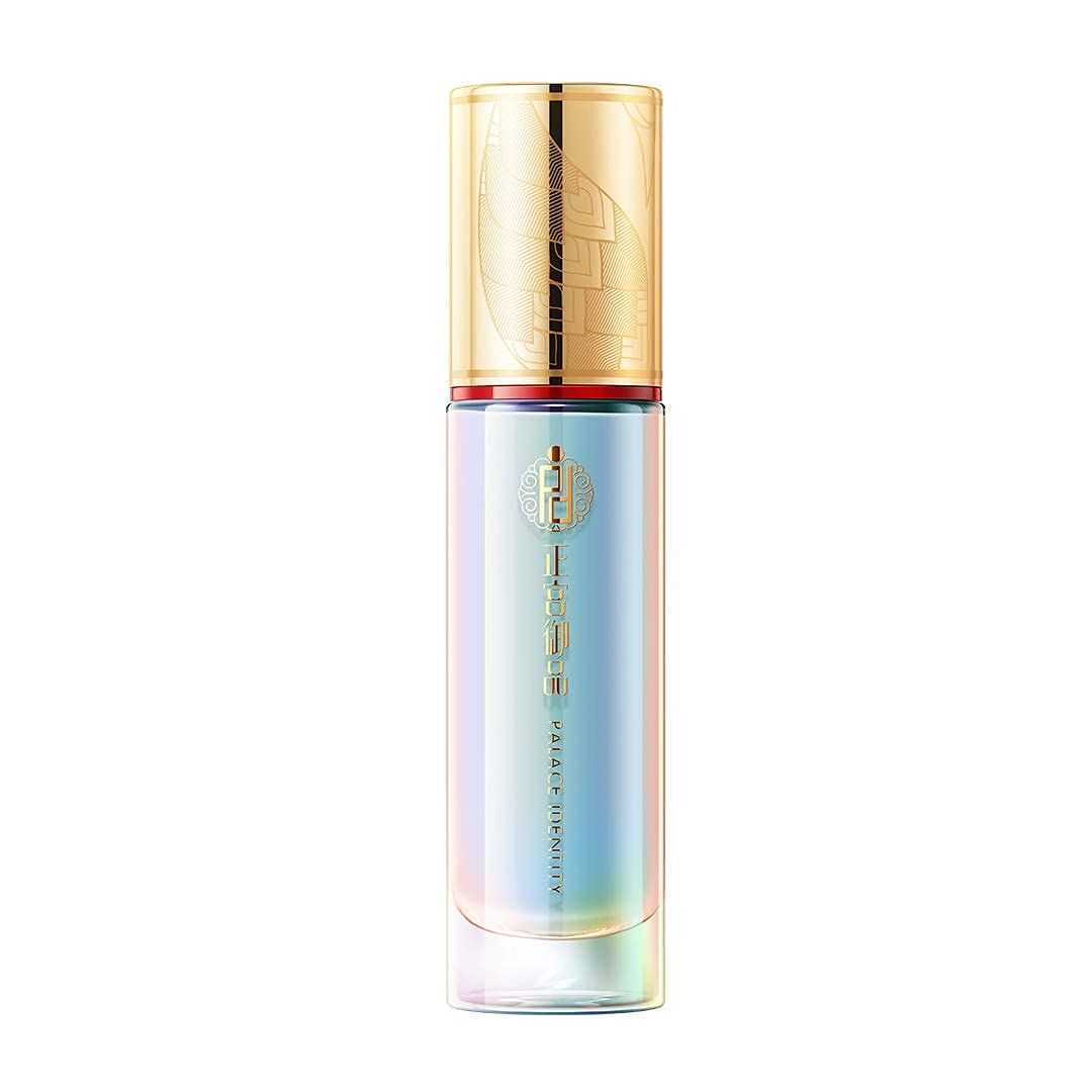 PALACE IDENTITY Gemstone Poreless Face Primer, Lightweight &amp; Long-Lasting Makeup Primer for Face, Contains Ruby Powder for Hydrating, Skin Tone Correcting and Brightening, 1 Fl Oz