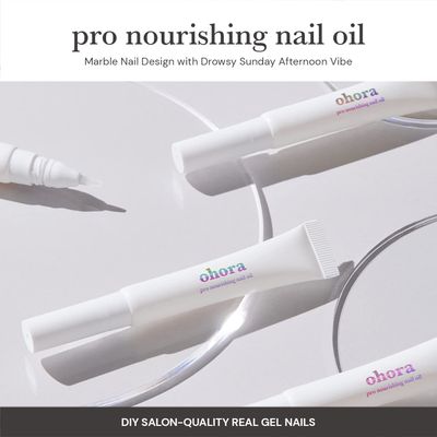 ohora Gel Nail Care (Pro Nourishing Nail) -Nail Cuticle Oil Pen, Cuticle Care &amp; Cuticle Oil Moisturizer for Semi Cured Gel Nail Strip Application - Professional Salon-Quality for Healthy, Strong Nails