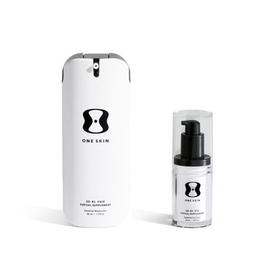 OneSkin FACE &amp; EYE OS-01 Peptide Topical Supplement | Skin Longevity Age Reversal Moisturizer and Eye Cream