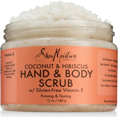 Shea Moisture Sheamoisture Coconut &amp; Hibiscus Hand &amp; Body Scrub, 12 Oz