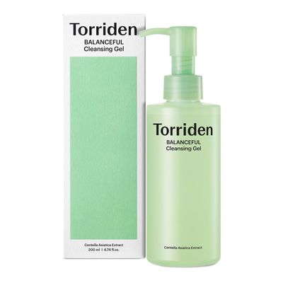 Torriden BALANCEFUL Cleansing Gel 200ml (6.76 fl. oz.) | Low pH Cleanser | Gentle Facial Cleanser that Soothes, Calms, and Hydrates | 5 types of Centella Asiatica Extracts