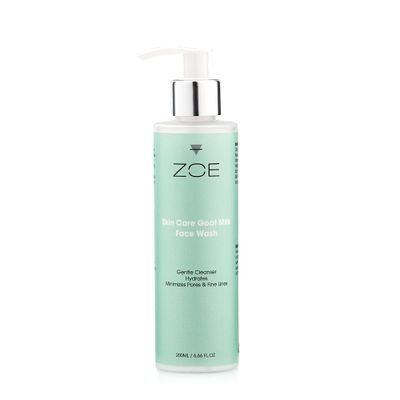 ZOE Skincare - Natural GOAT MILK Face Wash - Sensitive Skin and Dry Skin Face Cleanser - Vitamin E &amp; ALOE VERA Face Wash - Cruelty &amp; Fragrance Free Organic Skincare