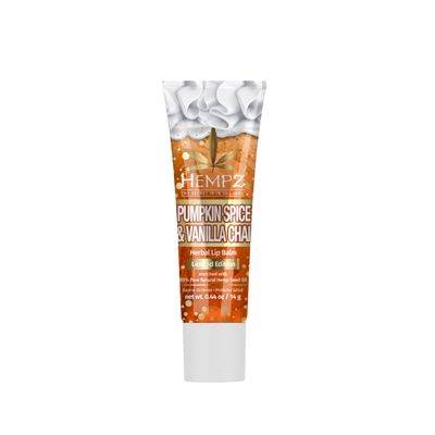 Hempz Limited Edition Pumpkin Spice &amp; Vanilla Chai Herbal Lip Balm .44 oz