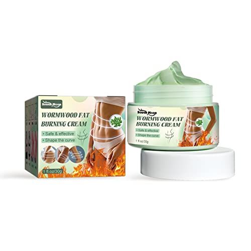 Wormwood Fat Burning Cream, Slimming Cream, Navel Arm Leg Belly Fat Burning Cream, Weight Loss Skin Firming Moisturizing Massage Gel for Cellulite, Soothing, Relaxing, Tightening &amp; Slimming (30g)